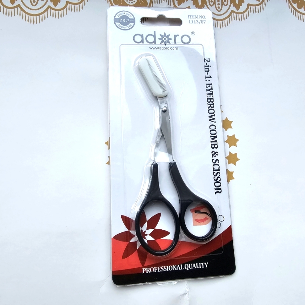 2in 1 eyebrow Comb and Scissors